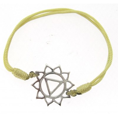 Solar Chakra Bracelet in Silver 